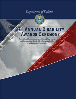 37Th Annual Disability Awards Ceremony