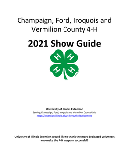 2021 Show Guide