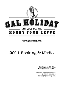 2011 Booking & Media