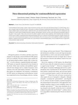 Three-Dimensional Printing for Craniomaxillofacial Regeneration