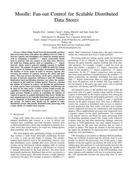 Fan-Out Control for Scalable Distributed Data Stores