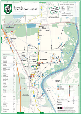 Straßenplan Der Gemeinde Werndorf