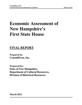 To See the Economic Assessment