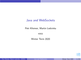 Java and Websockets