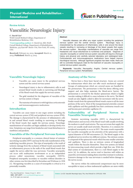 Vasculitic Neurologic Injury