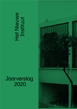 H Et Nieuw E Instituut Jaarverslag 2020