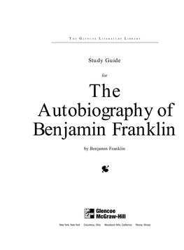 The Autobiography of Benjamin Franklin