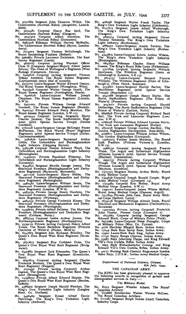 SUPPLEMENT to the LONDON GAZETTE, 20 JULY, 1944 3377 No