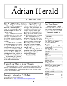 Adrian Herald