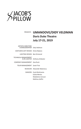 Umanoove/Didy Veldman