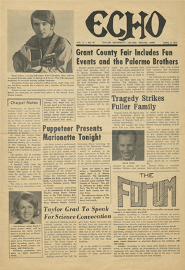 The Echo: April 3, 1970