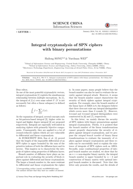 Integral Cryptanalysis of SPN Ciphers with Binary Permutations