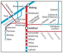 Guildford Toke Woking