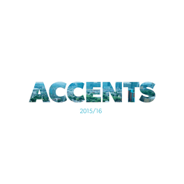 2015-16 Accents Annual Report