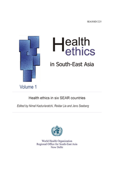 HSD-225-Health Ethics in SEA, Vol.1