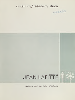 Suitability/Feasibility Study: Jean Lafitte National Cultural Park