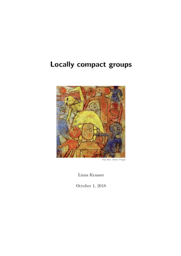 Locally Compact Groups