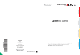 Operations Manual Using Software Adjusting System Settings