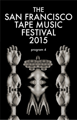 Tape Fest 2015 Program SUNDAY