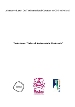 Protection of Girls and Adolescents in Guatemala”