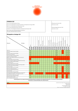 Öffnungszeiten Zu Feiertagen 2020 Museum Feiertag Schließzeiten 2020