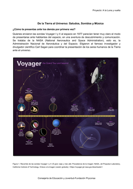 De La Tierra Al Universo: Saludos, Sonidos Y Música