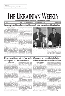 The Ukrainian Weekly 2004, No.45
