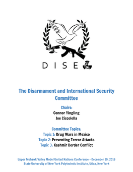 The Disarmament and International Security Committee