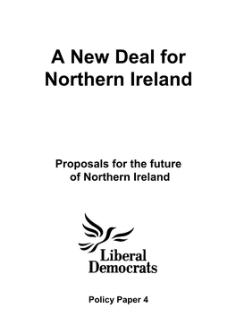 4. a New Deal for Northern Ireland