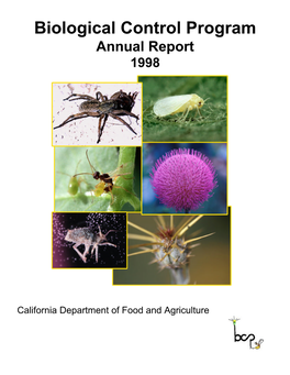 Biological Control Program Annual Report 1998