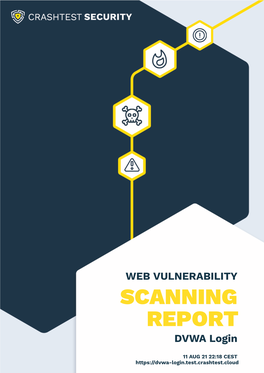 Web Vulnerability Scanning Report: DVWA Login