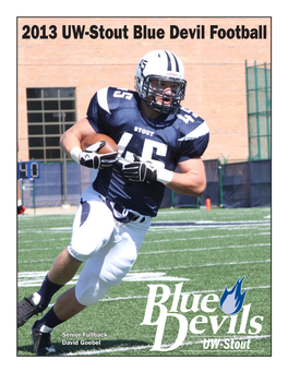 2013 UW-Stout Blue Devil Football