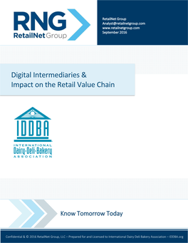 Digital Intermediaries & Impact on the Retail Value Chain
