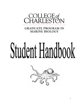 The Graduate School – College of Charleston Graduate Program in Marine Biology