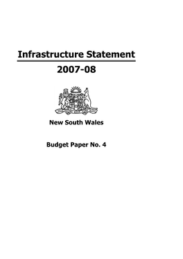 Infrastructure Statement 2007-08