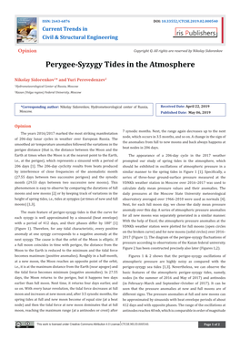 Perygee-Syzygy Tides in the Atmosphere