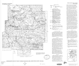 Aeromagnetic Map of the Mt. Moriah Roadless Area