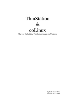 Thinstation & Colinux