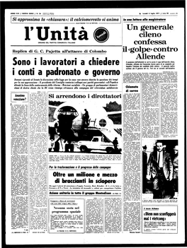 Si Arrendono I Dirottatori Nerale René Schneider, Co­ Te E Che Rappresenta Solo Un Alla Democrazia Cristiana Di Gi Agrarie