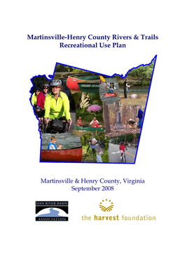 Martinsville-Henry County Rivers & Trails Recreational Use Plan