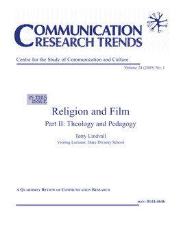 Religion and Film Part II: Theology and Pedagogy