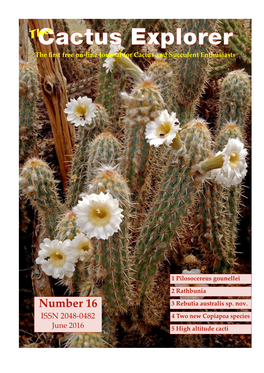 Cactus Explorers Journal