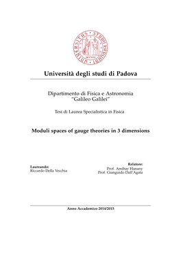 Università Degli Studi Di Padova