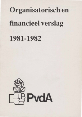 ~Pvda Organisatorisch En Financieel Verslag