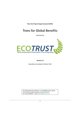 Trees for Global Benefits