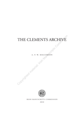 The Clements Archive
