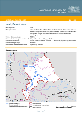 Regionales Beiblatt Naab, Schwarzach (NAB PE02)