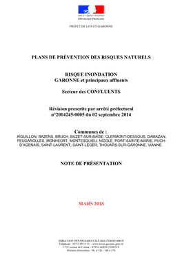 Plans De Prévention Des Risques Naturels