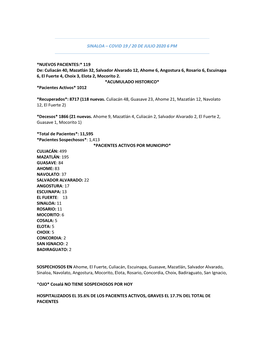 Culiacán 40, Mazatlán 32, Salvador Alvarado 12, Ahome 6, Angostura 6, Rosario 6, Escuinapa 6, El Fuerte 4, Choix 3, Elota 2, Mocorito 2