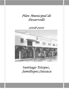 Plan Municipal De Desarrollo 2008-2010